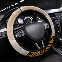 Greek Mythology Chaos Steering Wheel Cover Ancient Temple Ruins Classical Art Greek Key Pattern
