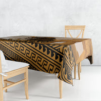 Greek Mythology Chaos Tablecloth Ancient Temple Ruins Classical Art Greek Key Pattern