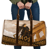 Greek Mythology Chaos Travel Bag Ancient Temple Ruins Classical Art Greek Key Pattern