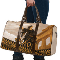 Greek Mythology Chaos Travel Bag Ancient Temple Ruins Classical Art Greek Key Pattern