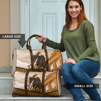 Greek Mythology Chaos Travel Bag Ancient Temple Ruins Classical Art Greek Key Pattern