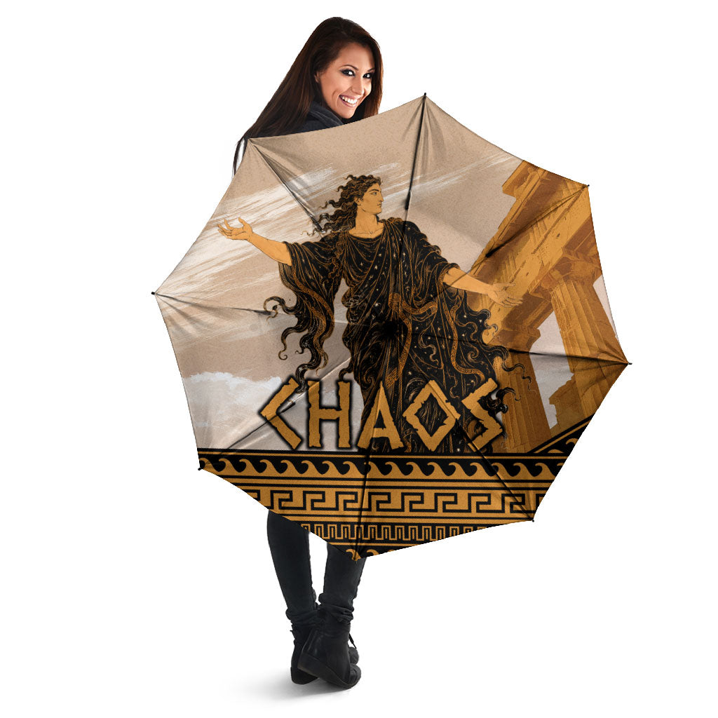 Greek Mythology Chaos Umbrella Ancient Temple Ruins Classical Art Greek Key Pattern