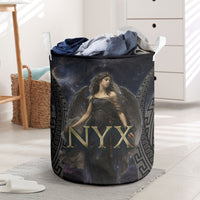 Greek Mythology Nyx Laundry Basket Celestial Starry Night Classical Art Greek Key