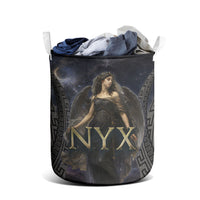 Greek Mythology Nyx Laundry Basket Celestial Starry Night Classical Art Greek Key