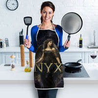 Greek Mythology Nyx Apron Celestial Starry Night Classical Art Greek Key