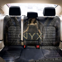 Greek Mythology Nyx Back Car Seat Cover Celestial Starry Night Classical Art Greek Key
