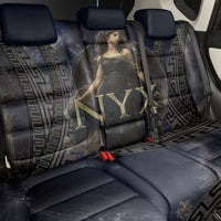 Greek Mythology Nyx Back Car Seat Cover Celestial Starry Night Classical Art Greek Key