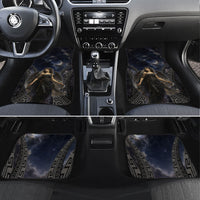 Greek Mythology Nyx Car Mats Celestial Starry Night Classical Art Greek Key
