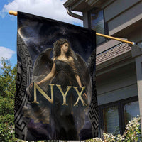 Greek Mythology Nyx Garden Flag Celestial Starry Night Classical Art Greek Key