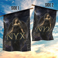 Greek Mythology Nyx Garden Flag Celestial Starry Night Classical Art Greek Key