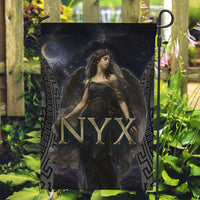 Greek Mythology Nyx Garden Flag Celestial Starry Night Classical Art Greek Key
