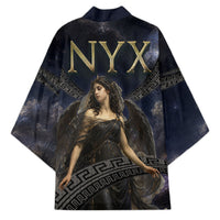 Greek Mythology Nyx Kimono Celestial Starry Night Classical Art Greek Key
