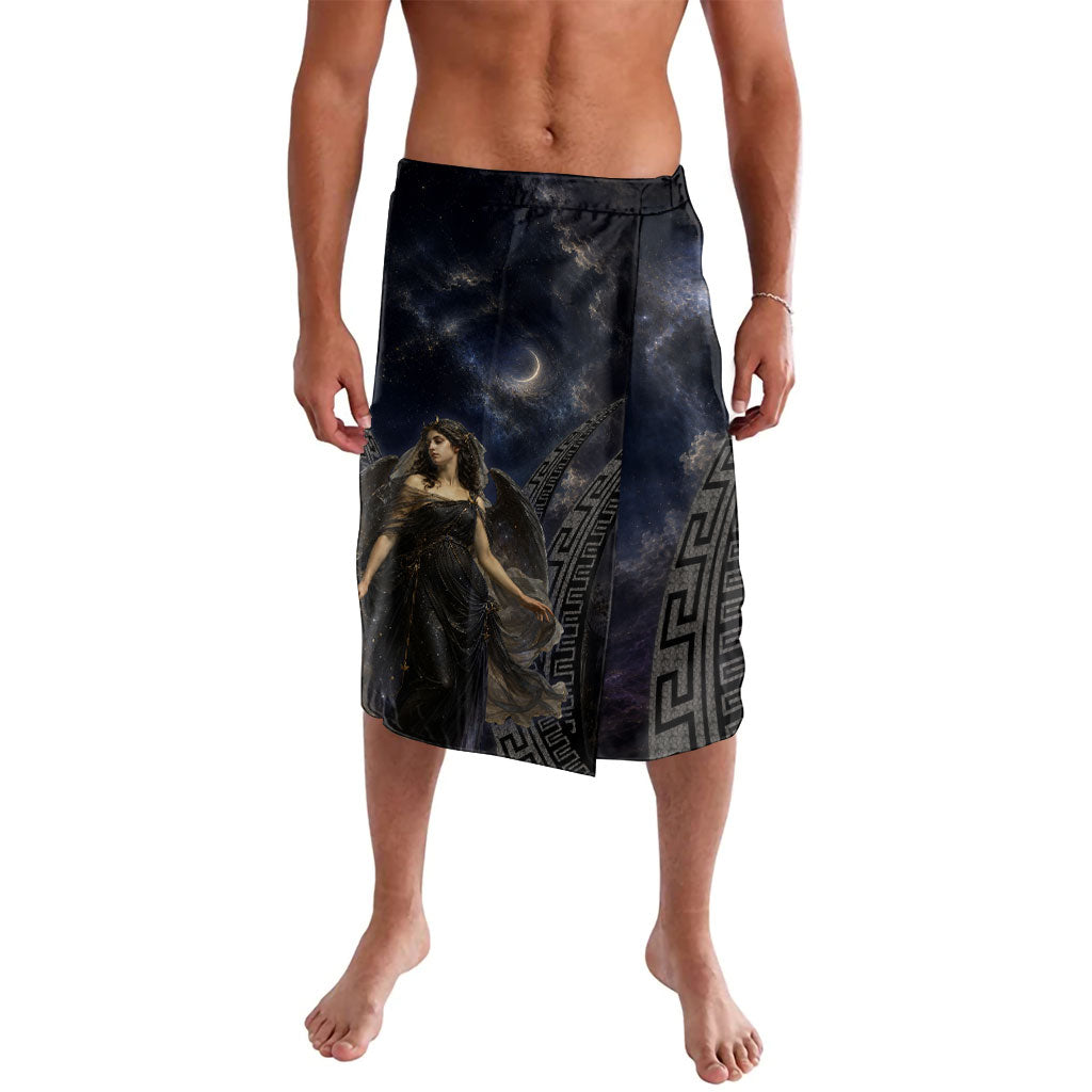 Greek Mythology Nyx Lavalava Celestial Starry Night Classical Art Greek Key