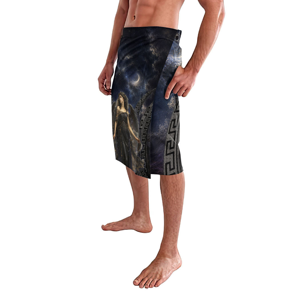 Greek Mythology Nyx Lavalava Celestial Starry Night Classical Art Greek Key