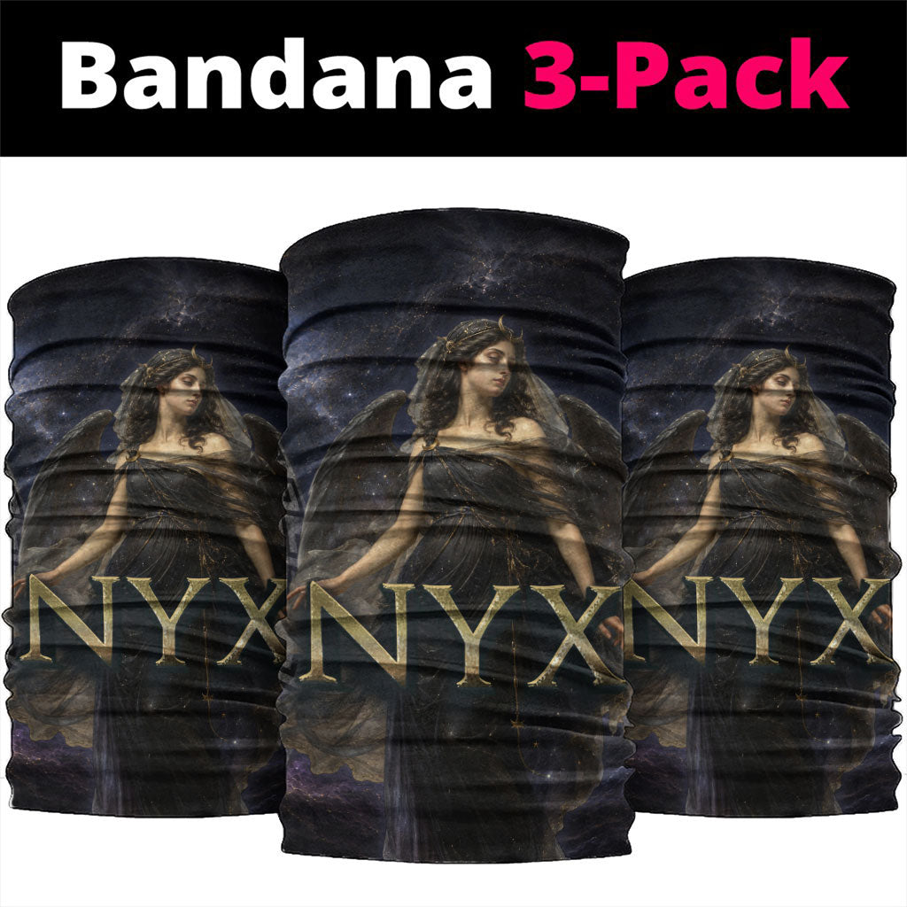 Greek Mythology Nyx Neck Gaiter Celestial Starry Night Classical Art Greek Key