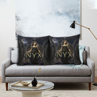 Greek Mythology Nyx Pillow Cover Celestial Starry Night Classical Art Greek Key