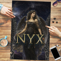 Greek Mythology Nyx Puzzle Celestial Starry Night Classical Art Greek Key