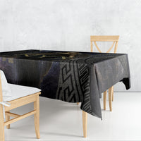 Greek Mythology Nyx Tablecloth Celestial Starry Night Classical Art Greek Key