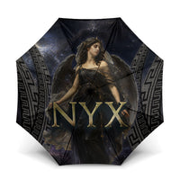 Greek Mythology Nyx Umbrella Celestial Starry Night Classical Art Greek Key