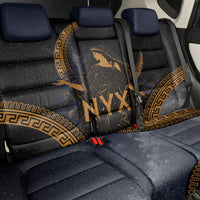 Greek Mythology Nyx Back Car Seat Cover Starry Night Classical Art Greek Key Pattern