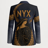 Greek Mythology Nyx Blazer Starry Night Classical Art Greek Key Pattern