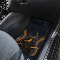 Greek Mythology Nyx Car Mats Starry Night Classical Art Greek Key Pattern