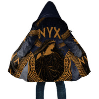 Greek Mythology Nyx Cloak Starry Night Classical Art Greek Key Pattern