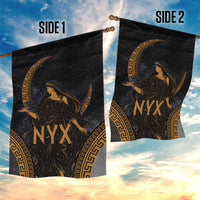 Greek Mythology Nyx Garden Flag Starry Night Classical Art Greek Key Pattern