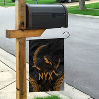 Greek Mythology Nyx Garden Flag Starry Night Classical Art Greek Key Pattern