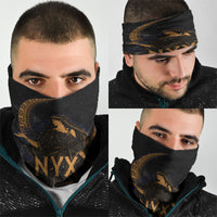 Greek Mythology Nyx Neck Gaiter Starry Night Classical Art Greek Key Pattern