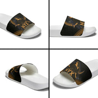 Greek Mythology Nyx Slide Sandals Starry Night Classical Art Greek Key Pattern