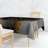 Greek Mythology Nyx Tablecloth Starry Night Classical Art Greek Key Pattern