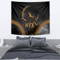 Greek Mythology Nyx Tapestry Starry Night Classical Art Greek Key Pattern