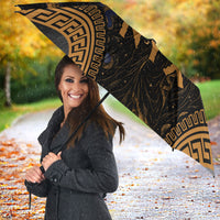 Greek Mythology Nyx Umbrella Starry Night Classical Art Greek Key Pattern