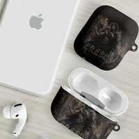 Greek Mythology Erebus AirPods Case God Of Darkness Classical Art Greek Key Pattern