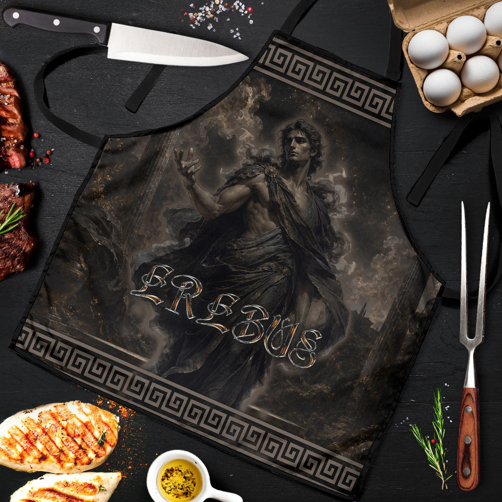 Greek Mythology Erebus Apron God Of Darkness Classical Art Greek Key Pattern