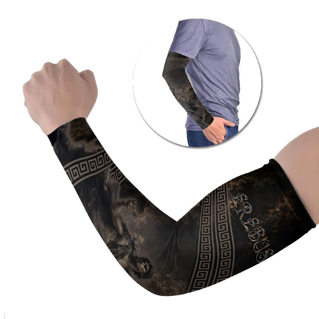 Greek Mythology Erebus Arm Sleeves God Of Darkness Classical Art Greek Key Pattern
