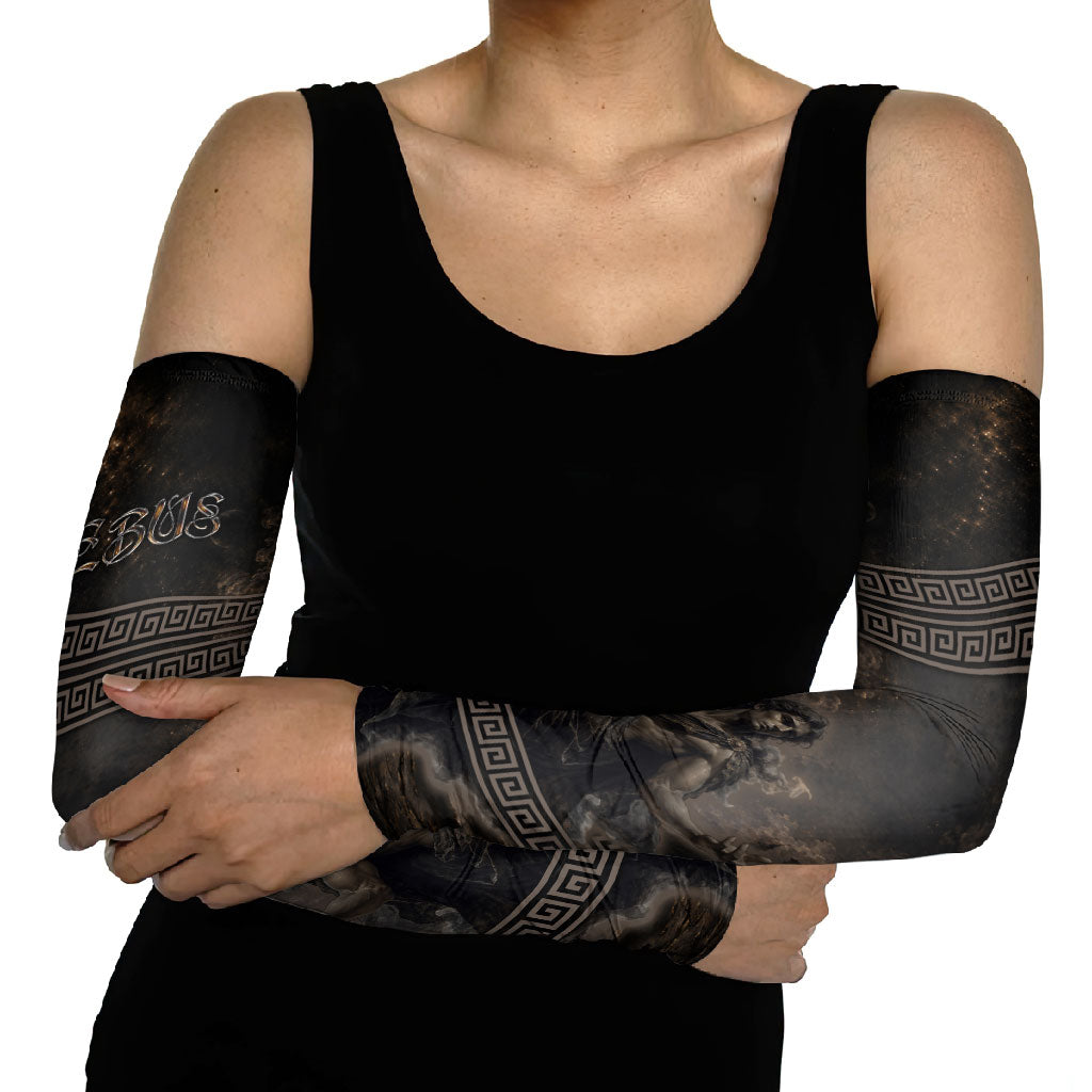 Greek Mythology Erebus Arm Sleeves God Of Darkness Classical Art Greek Key Pattern