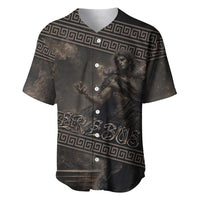 Greek Mythology Erebus Baseball Jersey God Of Darkness Classical Art Greek Key Pattern