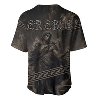 Greek Mythology Erebus Baseball Jersey God Of Darkness Classical Art Greek Key Pattern