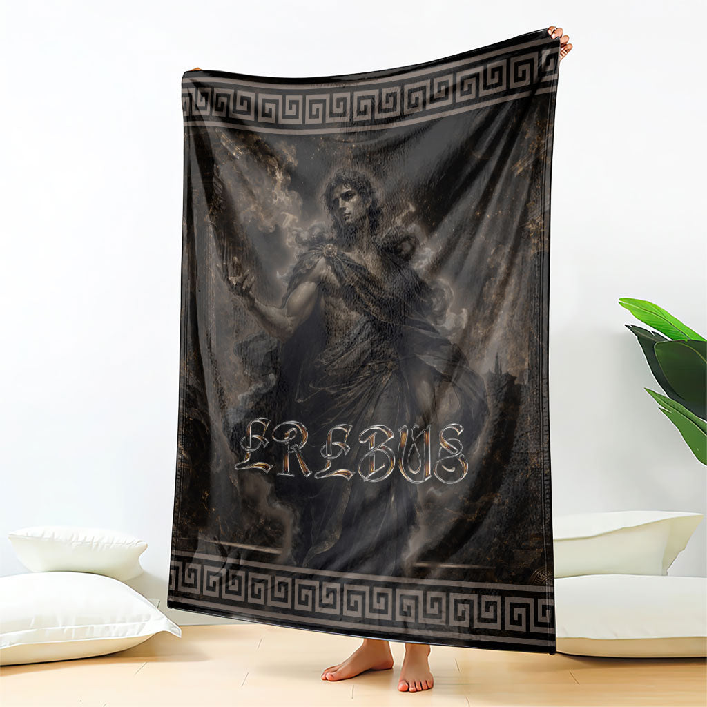 Greek Mythology Erebus Blanket God Of Darkness Classical Art Greek Key Pattern