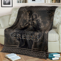 Greek Mythology Erebus Blanket God Of Darkness Classical Art Greek Key Pattern