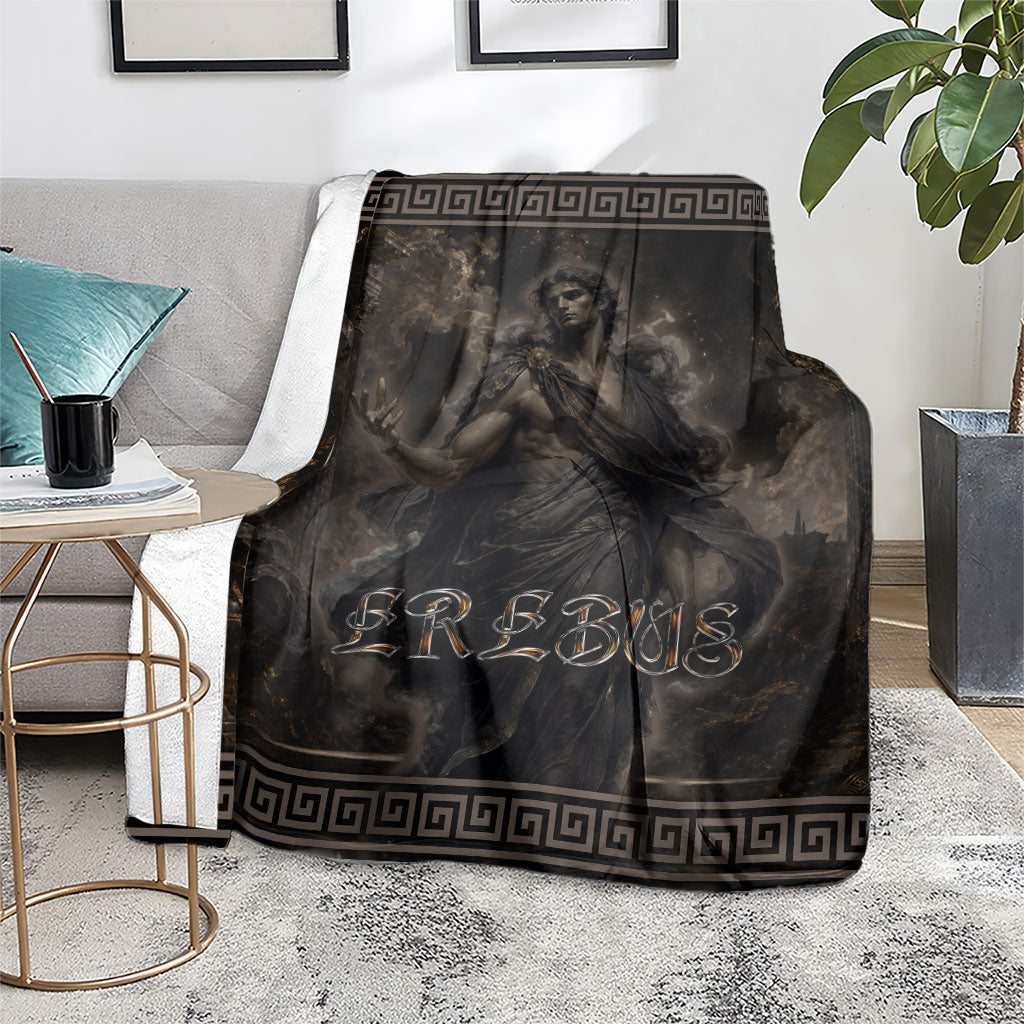 Greek Mythology Erebus Blanket God Of Darkness Classical Art Greek Key Pattern