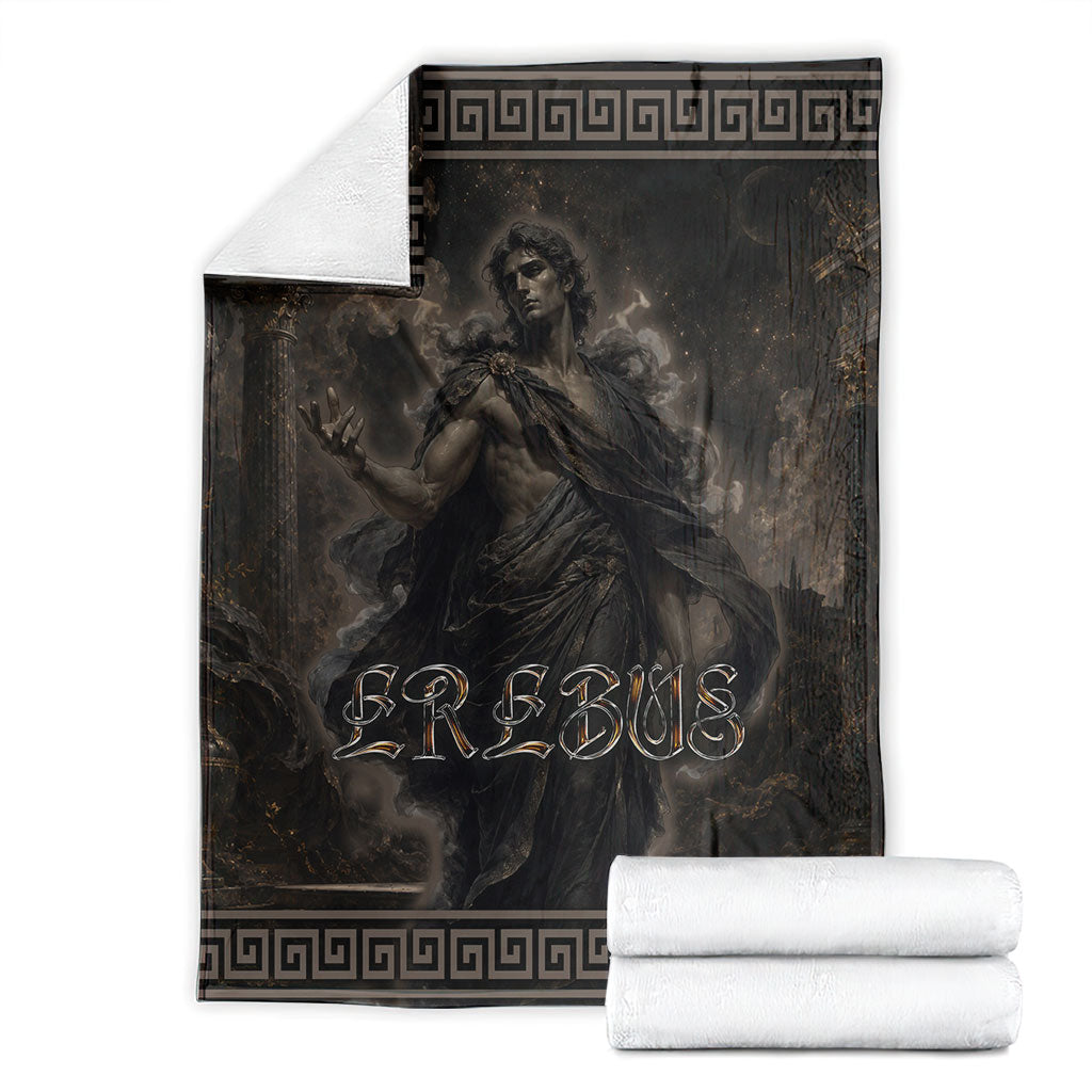 Greek Mythology Erebus Blanket God Of Darkness Classical Art Greek Key Pattern