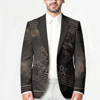 Greek Mythology Erebus Blazer God Of Darkness Classical Art Greek Key Pattern