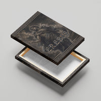 Greek Mythology Erebus Canvas Wall Art God Of Darkness Classical Art Greek Key Pattern