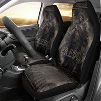 Greek Mythology Erebus Car Seat Cover God Of Darkness Classical Art Greek Key Pattern