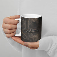 Greek Mythology Erebus Ceramic Mug God Of Darkness Classical Art Greek Key Pattern