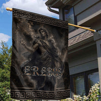 Greek Mythology Erebus Garden Flag God Of Darkness Classical Art Greek Key Pattern