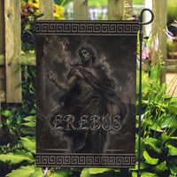 Greek Mythology Erebus Garden Flag God Of Darkness Classical Art Greek Key Pattern